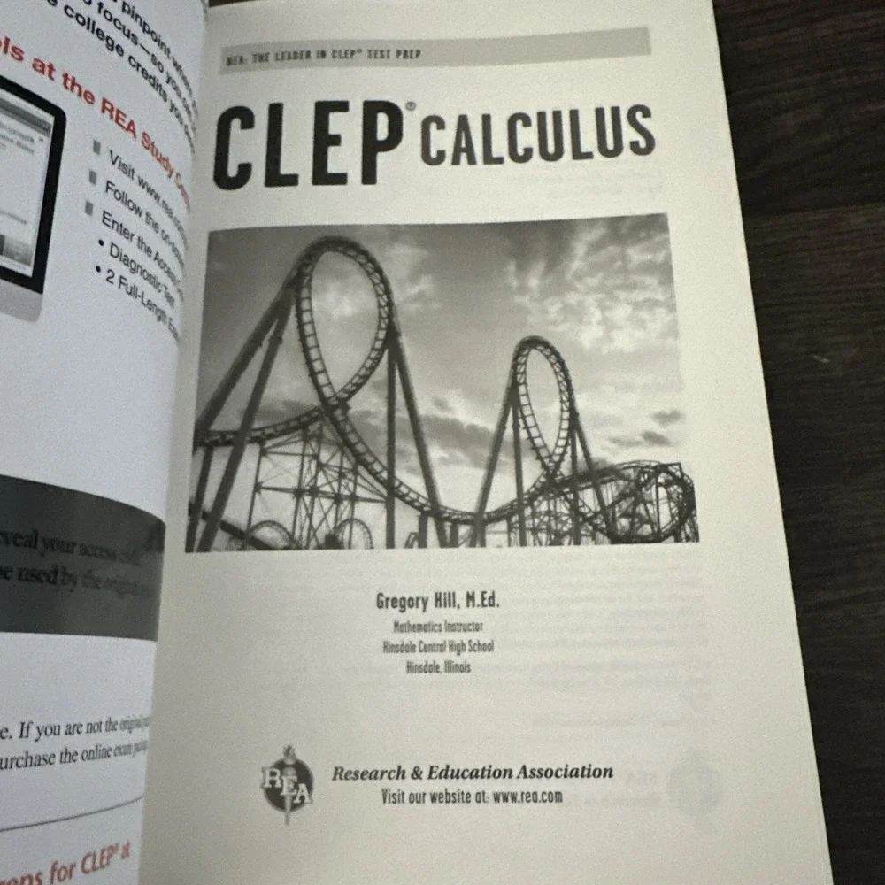 CLEP Calculus Book + Online (CLEP Test Preparation) by Gregory Hill